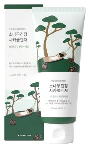 Round Lab - Pine Cica Cleanser - Face Wash Gel - 150 ml