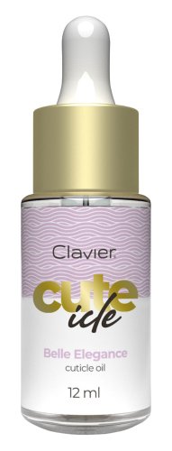Clavier - Cute Icle - Cuticle Oil - Oliwka do paznokci i skórek - Belle Elegance - 12 ml