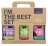 LaQ - I'm The Best Set - Czyściopak - Kobieca Moc - Gift Set of 3 Shower Gels for Women - Forget-Me-Not 500 ml - Kiwi and Grapes 500 ml + Magnolia 500 ml