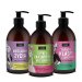 LaQ - I'm The Best Set - Czyściopak - Kobieca Moc - Gift Set of 3 Shower Gels for Women - Forget-Me-Not 500 ml - Kiwi and Grapes 500 ml + Magnolia 500 ml