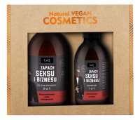 LaQ - Doberman - Męski zestaw prezentowy - Szampon 300 ml + Żel pod prysznic 500 ml