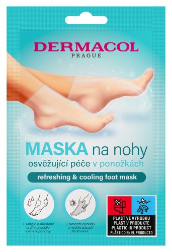 Dermacol - Refreshing & Cooling Foot Mask - 1 pair