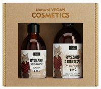 LaQ - Ryszard z Bieszczad - Męski zestaw prezentowy - Żel pod prysznic 500 ml + Szampon 300 ml