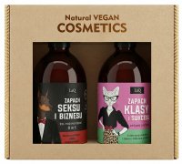 LaQ - Doberman & Magnolia - Zestaw prezentowy dla par - 2 x Żel pod prysznic 500 ml