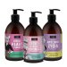 LaQ - I'm The Best Set - Czyściopak - Dama w kąpieli - Zestaw prezentowy 3 żeli pod prysznic dla kobiet - Piwonia 500 ml + Magnolia 500 ml + Niezapominajka 500 ml