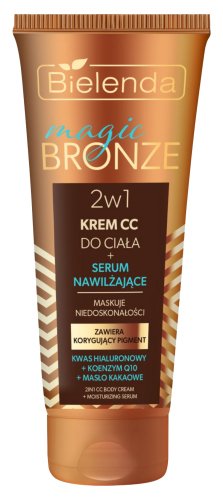 Bielenda - Magic Bronze - 2in1 CC Body Cream - Krem CC do ciała + Serum nawilżające - 150 ml