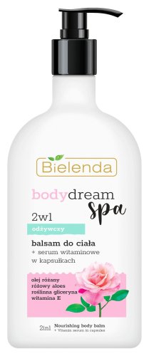 Bielenda - Body Dream SPA - 2in1 Nourishing Body Balm - Odżywczy balsam do ciała + serum witaminowe w kapsułkach - 350 ml