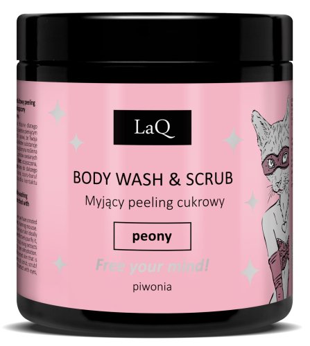 LaQ - Peony - Cleansing Sugar Scrub - 220 g
