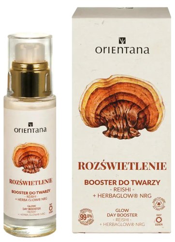 ORIENTANA - GLOW DAY BOOSTER - REISHI - Face brightening booster - Reishi and mountain rhodiola - 30 ml