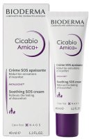 BIODERMA - Cicabio Arnica+  Soothing SOS Cream - Regenerujący krem do skóry z obrzękami, siniakami i po stłuczeniach - 40 ml