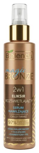 Bielenda - Magic Bronze - 2in1 Illuminating Body & Face Elixir - Rozświetlający eliksir + serum nawilżające - 150 ml