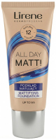 Lirene - ALL DAY MATT! - Mattifying foundation - 30 ml - 12 - NATURAL - 12 - NATURALNY
