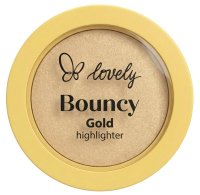 Lovely - Bouncy Gold Highlighter - Rozświetlacz do twarzy - 3,5 g 