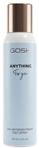 GOSH - Anything For You - 24H Antiperspirant Deo Spray - Antyperspirant w sprayu dla kobiet - 150 ml 