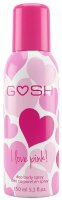 GOSH - I Love Pink! - Deo Body Spray - Dezodorant w sprayu dla kobiet - 150 ml 