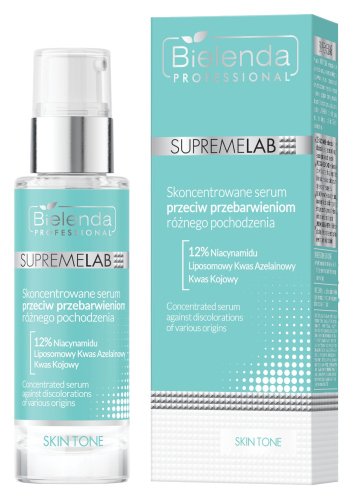Bielenda Professional - SUPREMELAB - Skin Tone - Concentrated Serum - Skoncentrowane serum przeciw przebarwieniom - 30 ml