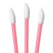 Many Beauty - Velour Applicator - Welurowe aplikatory do makijażu oczu, ust i brwi - Różowe - 10 sztuk