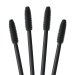 Many Beauty - Silicone Mascara Wand - Straight Black - Jednorazowe silikonowe szczoteczki do rzęs - Czarne proste - 25 sztuk