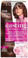 L'Oréal - Casting Créme Gloss - Care Coloring without Ammonia - 518 Hazelnut Mochaccino