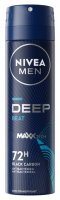 Nivea - Men - Deep Beat - 72H Black Carbon Anti-Perspirant - Antyperspirant w aerozolu dla mężczyzn - 150 ml