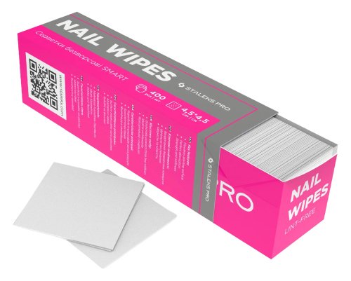 Staleks - Pro Smart - Nail Wipes - Waciki bezpyłowe - 400 sztuk - WS-400