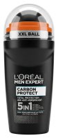 L'Oréal - MEN EXPERT - CARBON PROTECT TOTAL PROTECTION 48H ANTI-PERSPIRANT - Antyperspirant w kulce dla mężczyzn z dodatkiem węgla - 50 ml
