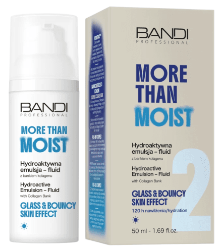 BANDI PROFESSIONAL - More Than Moist - Hydroactive Emulsion-Fluid - Hydroaktywna emulsja-fluid do twarzy - 50 ml