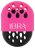 Ibra Makeup - Silicone Sponge Case - Black and Pink