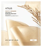 ANUA - Rice 70 + Ceramide - Glow Collagen Mask - Maska do twarzy z kolagenem - 38 g