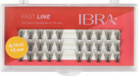 Ibra - FAST LINE - 10 Flares Eyelashes - False Eyelash Clusters - 13 mm - 13 mm