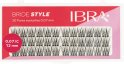 Ibra - BRIDE STYLE - 20 Flares Eyelashes - ciuffetti di ciglia finte - 0,07 mm - 36 pz - 12 mm - 12 mm