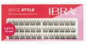Ibra - BRIDE STYLE - 20 Flares Eyelashes - ciuffetti di ciglia finte - 0,07 mm - 36 pz - 10 mm - 10 mm