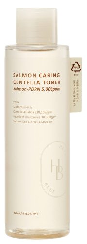 Heveblue - Salmon Caring Centella Toner - Rewitalizujący tonik do twarzy - 200 ml