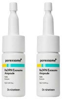 Dr.nineteen - PreXsome ReDRN Exosome Ampoule - Firming Serum that Minimizes the Visibility of Pores - 2 x 15 ml
