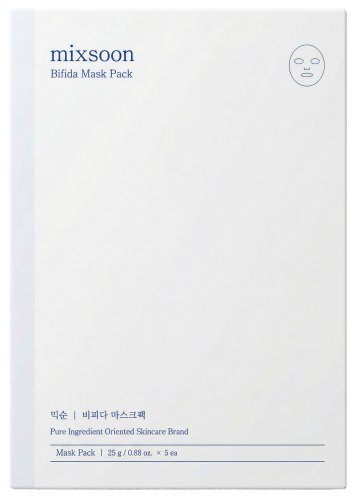 Mixsoon - Bifida Mask Pack - Zestaw 5 maseczek do twarzy z fermentami - 5 x 25 g 