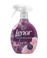 Lenor - Crease Releaser - Love - Spray do usuwania zagnieceń i odświeżania tkanin - Exotic Bloom & Moonlight Lily - 500 ml