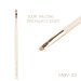 Many Beauty - Many Brushes - Vanilla Makeup Brush - Smaller, Precise Lash Brush - MBV-22
