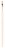 Many Beauty - Many Brushes - Vanilla Makeup Brush - Angled Eyeliner and Brow Brush - MBV-23
