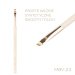 Many Beauty - Many Brushes - Vanilla Makeup Brush - Angled Eyeliner and Brow Brush - MBV-23
