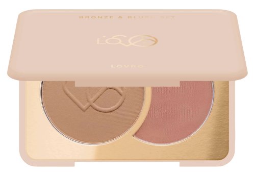 LOVRO - Bronze & Blush Set - Prasowany bronzer i róż do modelowania twarzy - 5 g 