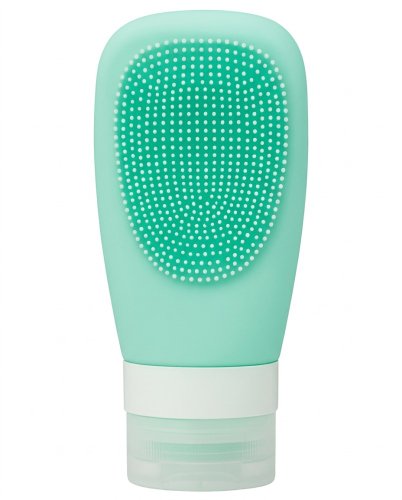 Many Beauty - Silicone Travel Bottle with Dispenser and Brush - Mint - 60 ml