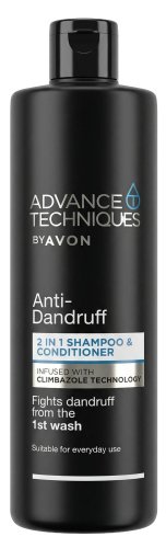 AVON - ADVANCE TECHNIQUES - Anti-Dandruff 2-in-1 Shampoo & Conditioner - Szampon przeciwłupieżowy i odżywka 2w1 - 400 ml