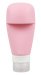 Many Beauty - Silikonowa butelka podróżna z dozownikiem i szczoteczką - Różowa - 90 ml