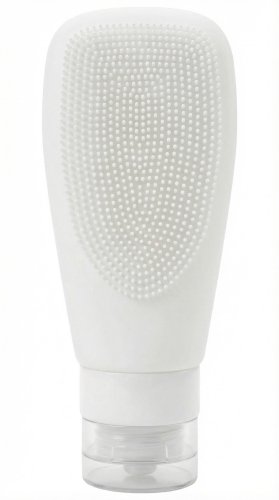 Many Beauty - Silicone Travel Bottle with Dispenser and Brush - White - 90 ml