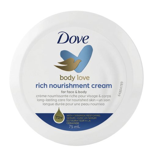 Dove - Rich Nourishment Cream for Face & Body - Mocno odżywiający krem do ciała i twarzy do wszystkich rodzajów skóry - 75 ml
