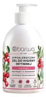 BARWA - Hypoallergenic Intimate Hygiene Gel - Hipoalergiczny, łagodzący żel do higieny intymnej z ekstraktem z żurawiny - 500 ml 