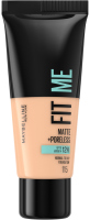 MAYBELLINE - FIT ME! Matte +Poreless - מייקאפ מטשטש לפנים עם חימר - 30 מ