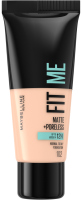 MAYBELLINE - FIT ME! Matte +Poreless - מייקאפ מטשטש לפנים עם חימר - 30 מ