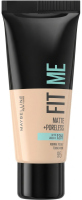 MAYBELLINE - FIT ME! Matte +Poreless - מייקאפ מטשטש לפנים עם חימר - 30 מ