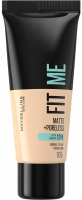 MAYBELLINE - FIT ME! Matte +Poreless - מייקאפ מטשטש לפנים עם חימר - 30 מ